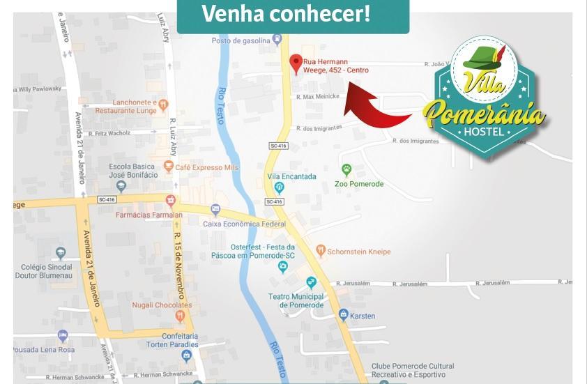 Hostel Villa Pomerania Pomerode Zewnętrze zdjęcie